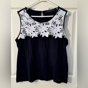 Tommy Hilfiger Navy/White Top